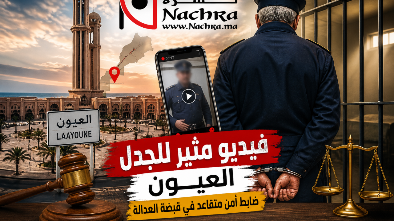 امن العيون | شهران حبسا نافذا لضابط أمن متقاعد بعد فيديو مثير للجدل
